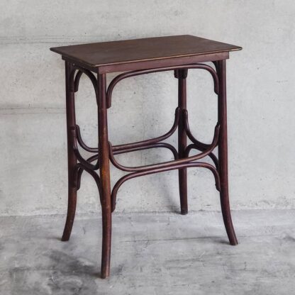 Antique Square Wooden Thonet Table (Austria, c.1900)