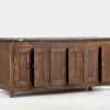 Isla de cocina antigua de madera con puertas en ambos lados (c.1850)