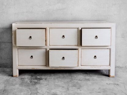 White Sideboard in Aged Wood