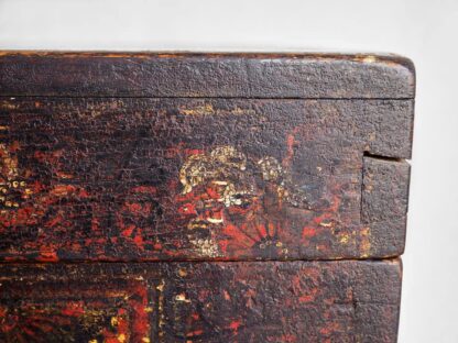 Antique Chinese Chest with Floral Illustrations (c.1890)