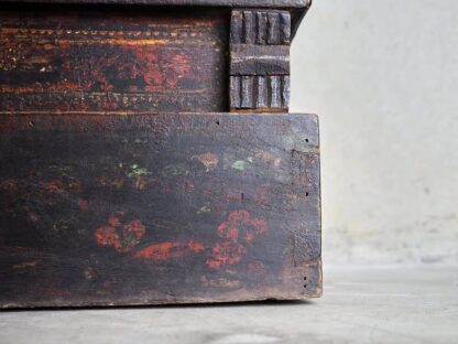 Antique Chinese Chest with Floral Illustrations (c.1890)