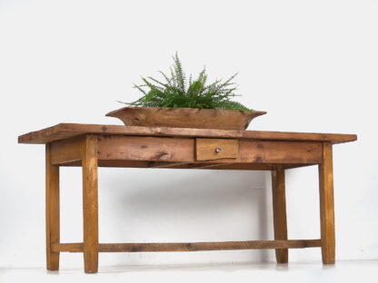 Mesa de comedor antigua de madera maciza (Austria, c.1930)