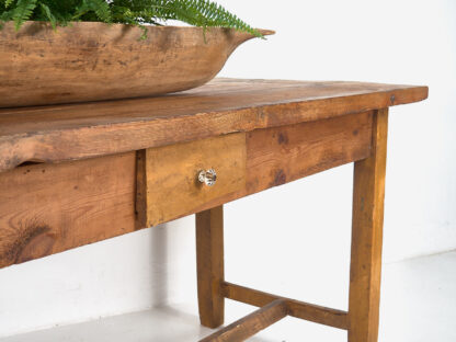 Mesa de comedor antigua de madera maciza (Austria, c.1930)