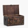 Baúl antiguo con marco metálico de la época imperial (China, c.1900) #15