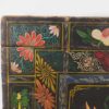 Baúl de ópera chino antiguo con ilustraciones florales (China, c.1900) #2