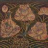 Baúl chino antiguo con ilustraciones de flores y jarrones (China, c.1900) #38