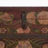 Baúl chino antiguo con ilustraciones de flores y jarrones (China, c.1900) #38