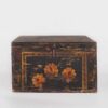 Cofre de madera chino con ilustraciones florales (China, c.1900) #3