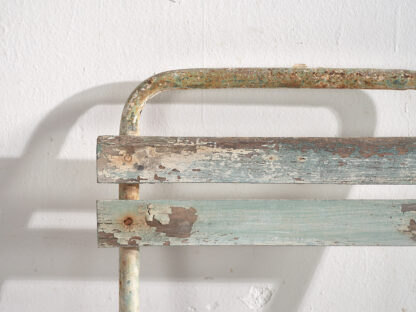 Chaise de jardin vintage blanche et verte (c.1960) #4 – Image 8