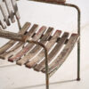 Red and white vintage garden chair (c.1960) #20 - Image 3