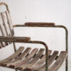 Red and white vintage garden chair (c.1960) #20 - Image 5