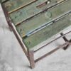 Taburete industrial vintage metálico rectangular (Francia, c.1950) #6 - Imagen 2