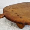 Antique oval cheese board with legs (France, c.1920) #7 - Image 3