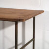 Antique side table with metal legs (Austria, c.1920) - Image 11
