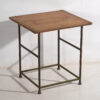 Mesa auxilliar antigua con patas metálicas (Austria, c.1920)