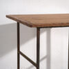 Antique side table with metal legs (Austria, c.1920) - Image 5