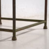 Antique side table with metal legs (Austria, c.1920) - Image 6