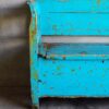 Antique blue garden bench (Hungary, c.1900) - Image 3