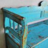 Antique blue garden bench (Hungary, c.1900) - Image 4