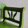 Ancien banc de jardin vert (Hongrie, vers 1900) – Image 5
