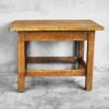 Table d'appoint ancienne à patine ocre (Autriche, vers 1920) – Image 5