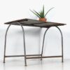 Mesa exterior antigua de metal (Francia, c.1900)
