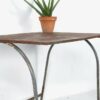 Mesa exterior antigua de metal (Francia, c.1900)