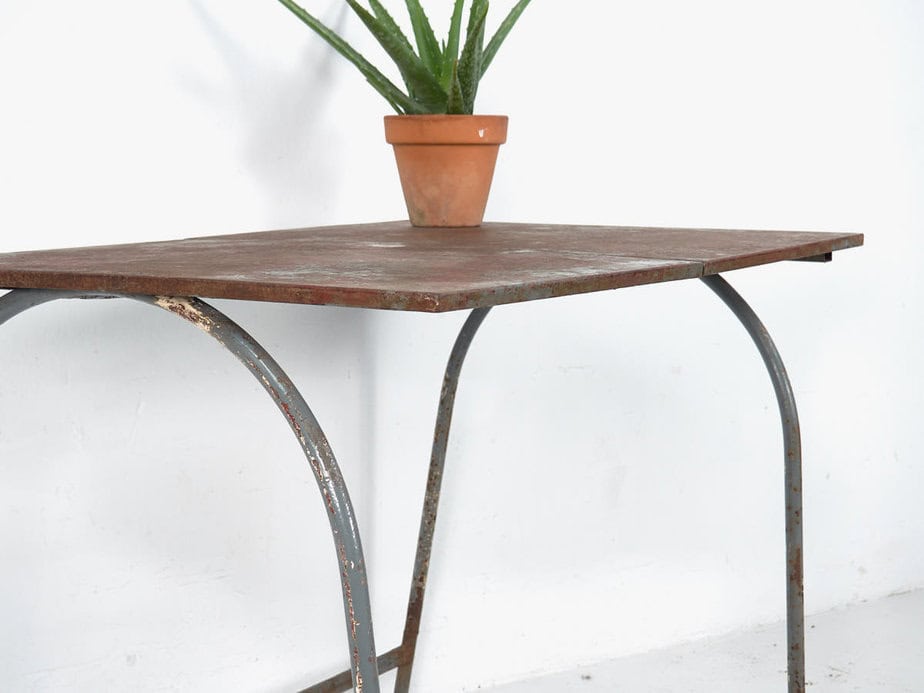 Antique outdoor table | Outdoor metal table | AMARU ANTIQUES