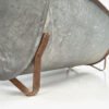 Bañera antigua de acero galvanizado (c.1920)