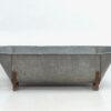 Bañera antigua de acero galvanizado (c.1920)