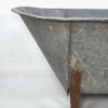 Bañera antigua de acero galvanizado (c.1920)