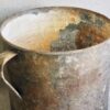 Cubeta antigua metálica de zinc galvanizado (c.1920) #12 - Imagen 3