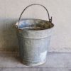 Seau ancien en métal galvanisé (c.1920) #2