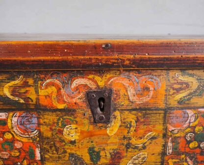 Antique solid wood trunk (Austria, c.1890) - Image 13