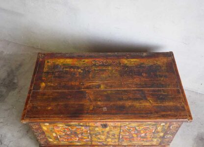 Antique solid wood trunk (Austria, c.1890) - Image 8