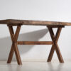 Mesa rústica antigua de madera maciza (c.1900)