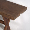 Table rustique ancienne bois massif (c.1900) – Image 11