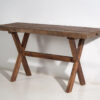 Mesa rústica antigua de madera maciza (c.1900)