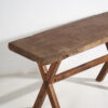 Mesa rústica antigua de madera maciza (c.1900)