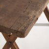 Table rustique ancienne bois massif (c.1900) – Image 4
