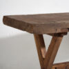 Table rustique ancienne bois massif (c.1900) – Image 5
