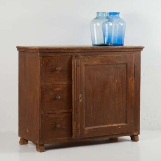 Cómoda grande de madera antigua (c.1920)