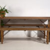 Conjunto de mesa y bancos para exterior (c.1950)
