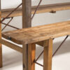 Conjunto de mesa y bancos para exterior (c.1950)