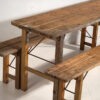 Conjunto de mesa y bancos para exterior (c.1950)