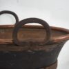 Caldero de cobre sobre soporte antiguo (c.1950)