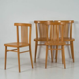 Conjunto de sillas para comedor de estilo retro (c.1900). Conjunto de 4 piezas #2 