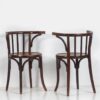Conjunto de sillas Thonet con reposabrazos antiguas (c.1900) #3