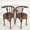Conjunto de sillas Thonet con reposabrazos antiguas (c.1900). Conjunto de 2 piezas #3