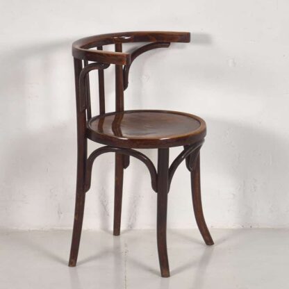 Conjunto de sillas Thonet con reposabrazos antiguas (c.1900). Conjunto de 2 piezas #3